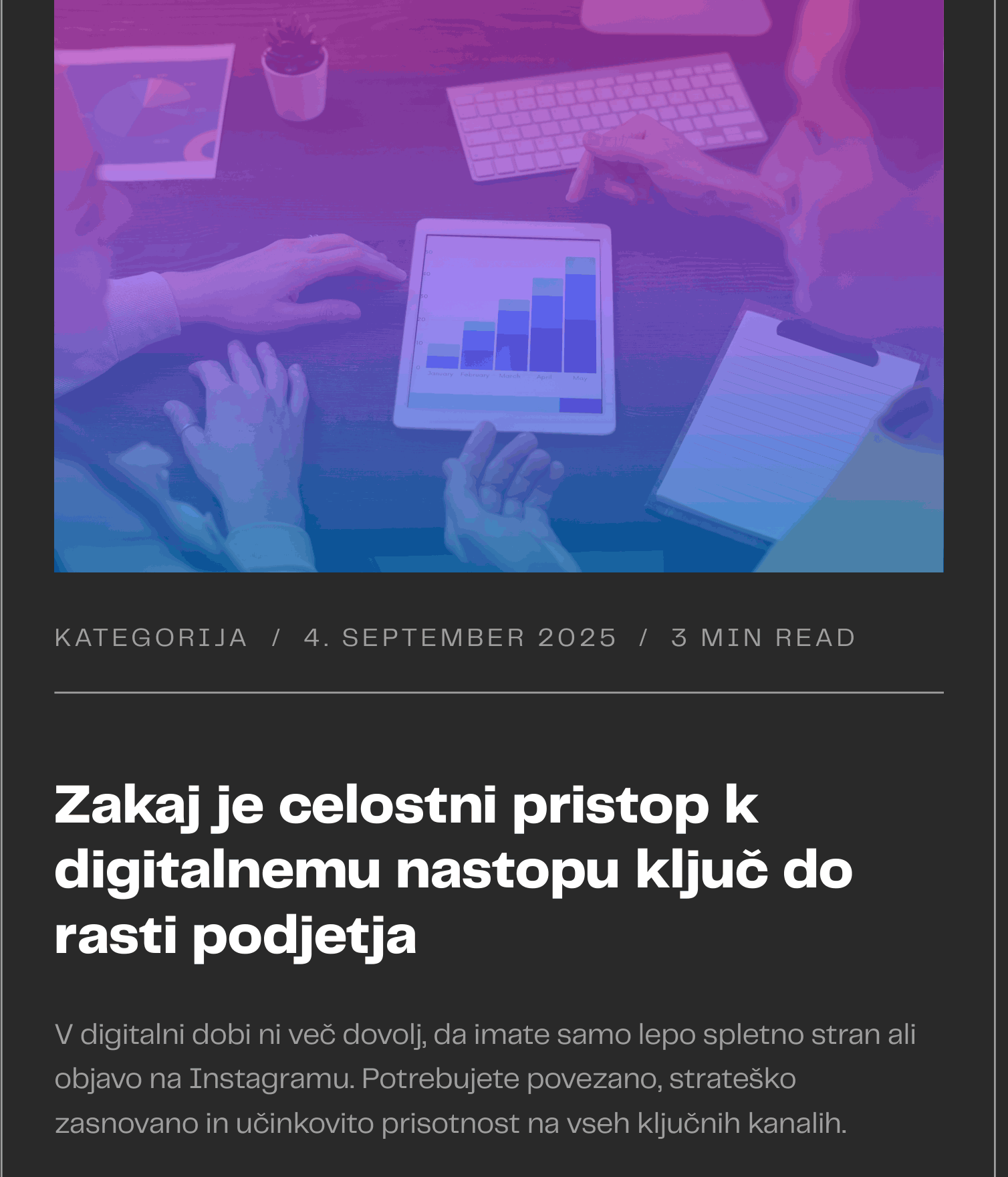Zakaj je celostni pristop k digitalnemu nastopu ključ do rasti podjetja